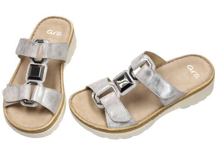 Ara 12-39103  10G CAPRI-S slippers & muiltjes zilver