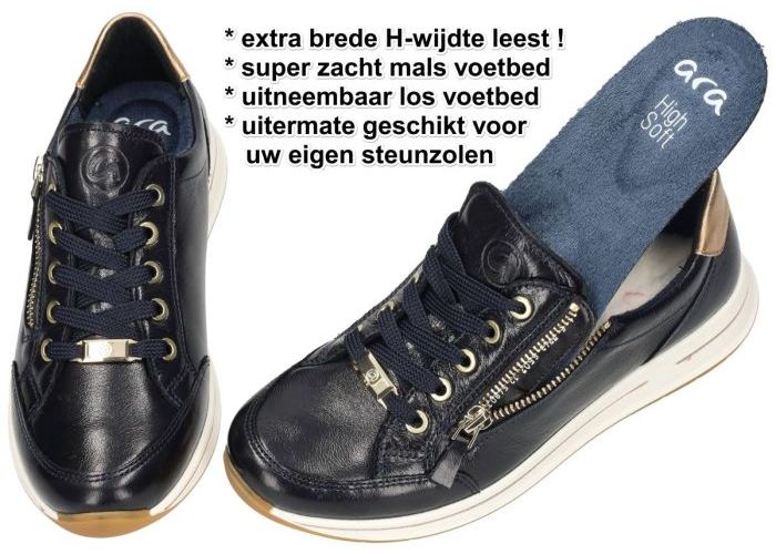 Ara 12-54801 - (H) OSAKA 2.0 sneakers  blauw donker