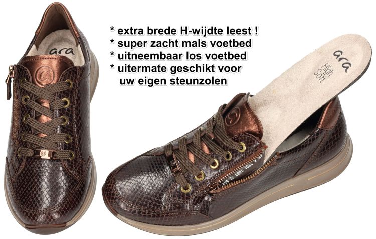 Ara 12-54801-64 - (H) OSAKA 2.0 sneakers  bruin donker