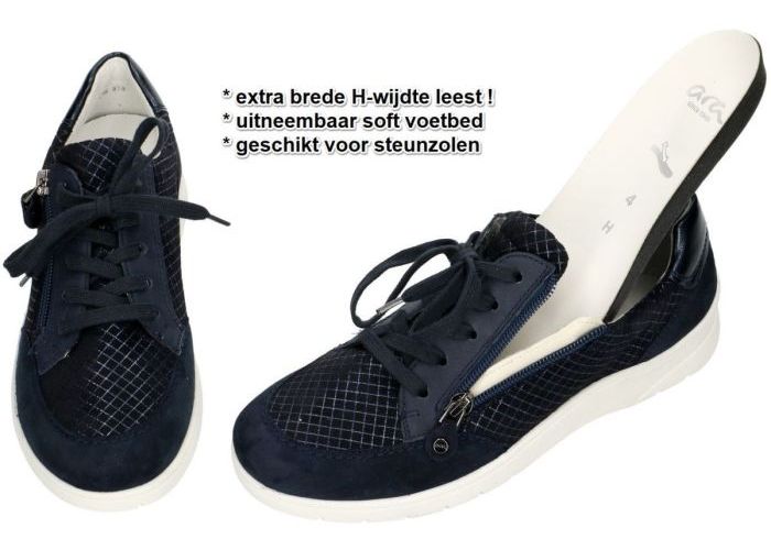 Ara 12 41050-18 H  sneakers  blauw donker