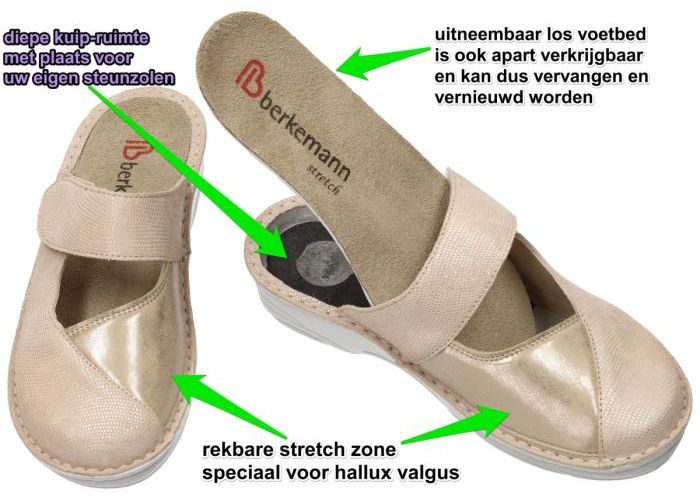 Berkemann 03457  HELIANE ballerina's & mocassins beige