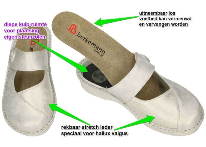 Berkemann 03457  HELIANE ballerina's & mocassins zilver
