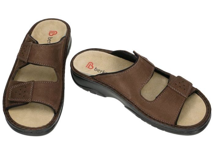Berkemann 05801-758 TOBIAS (G-J)  pantoffels & slippers bruin donker