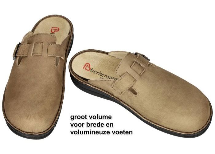 Berkemann 05729 MAX-PLUS pantoffels & slippers bruin licht