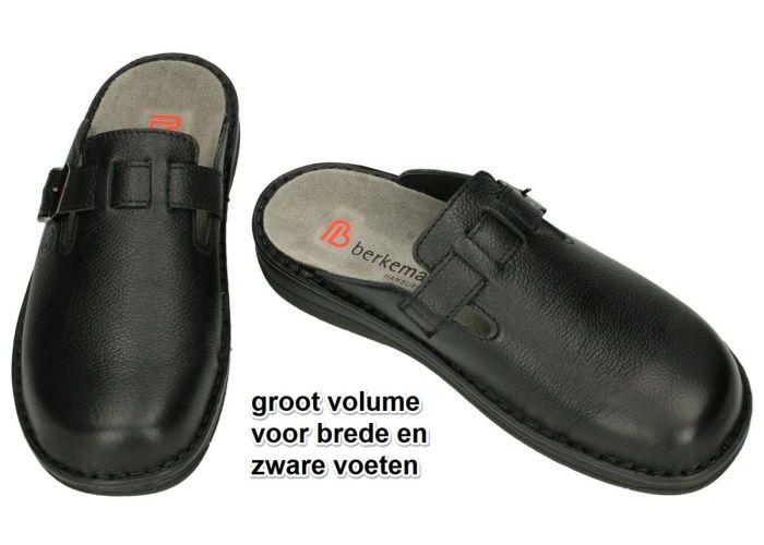 Berkemann 05729 MAX-PLUS pantoffels & slippers zwart