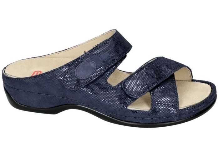 Berkemann 01023-303 FELIA slippers & muiltjes blauw donker