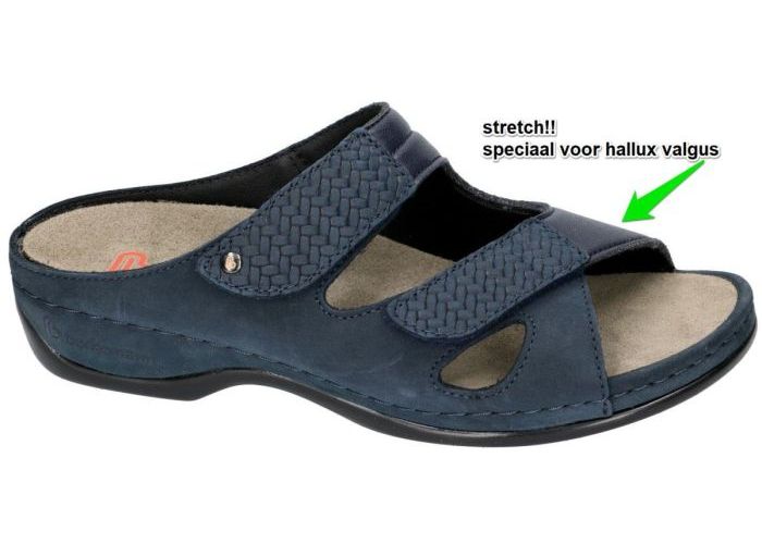 Berkemann 01027 JANNA slippers & muiltjes blauw donker
