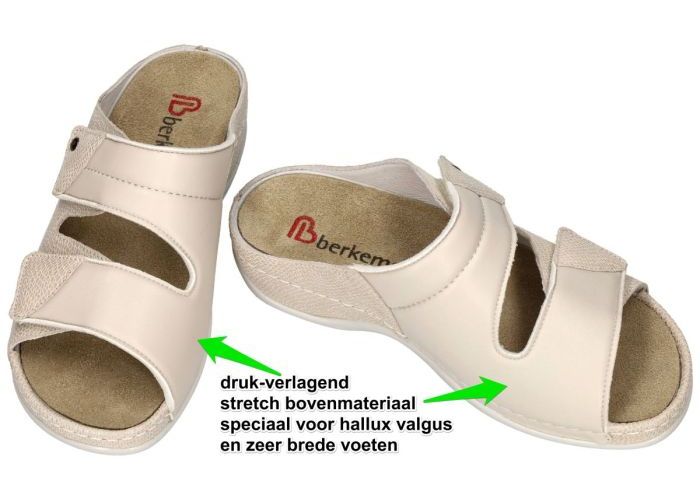 Berkemann 01021  FINJA slippers & muiltjes beige