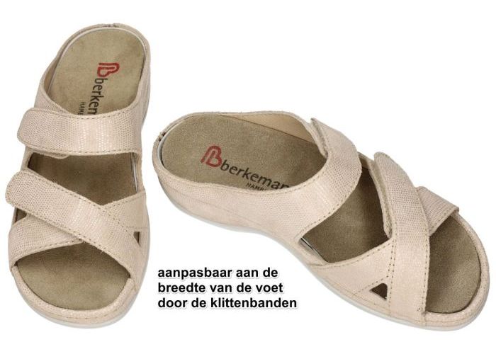 Berkemann 01023 FELIA slippers & muiltjes beige