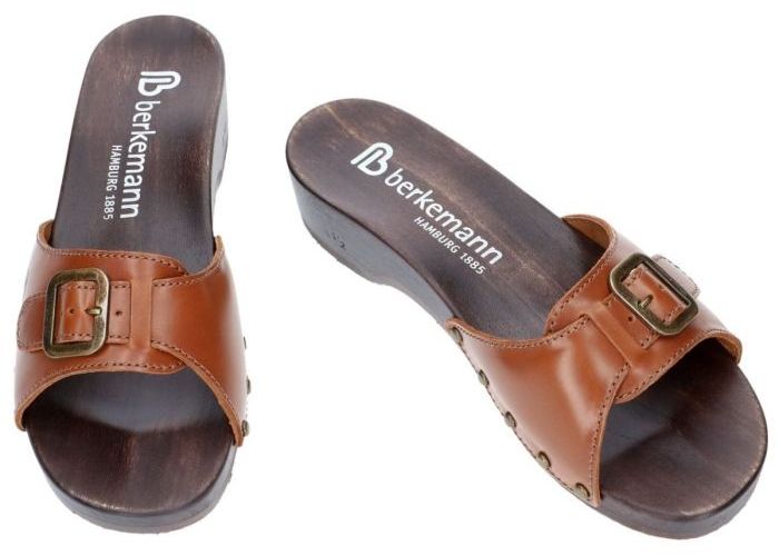Berkemann 00110-416 HAMBURG slippers & muiltjes cognac/caramel