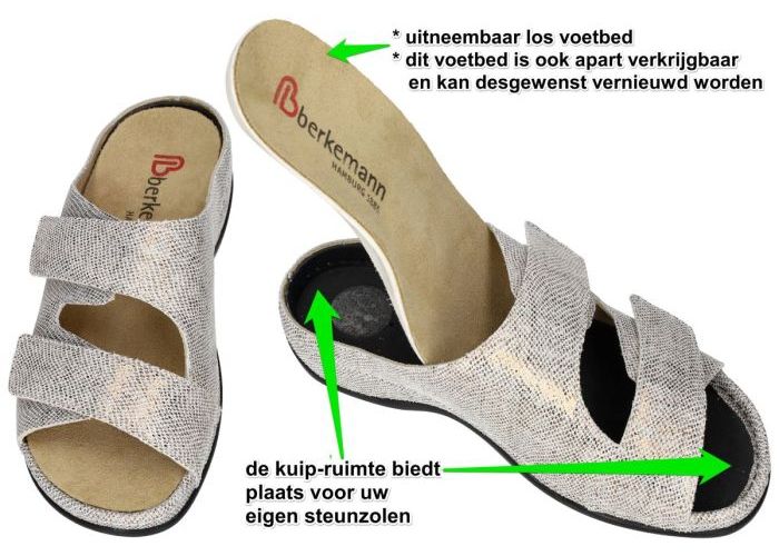 Berkemann 01002 DARIA slippers & muiltjes goud