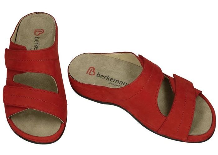 Berkemann 01002 DARIA slippers & muiltjes rood