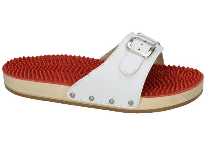 Berkemann 00107-100 Noppen-Sandale slippers & muiltjes wit