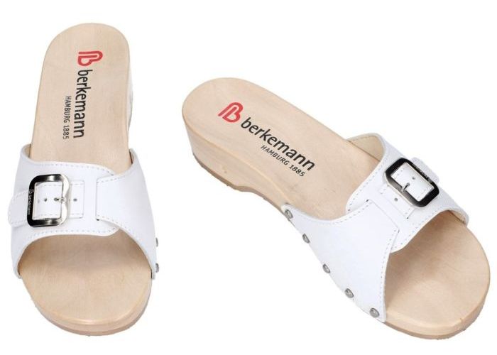 Berkemann 00110-100 HAMBURG slippers & muiltjes wit