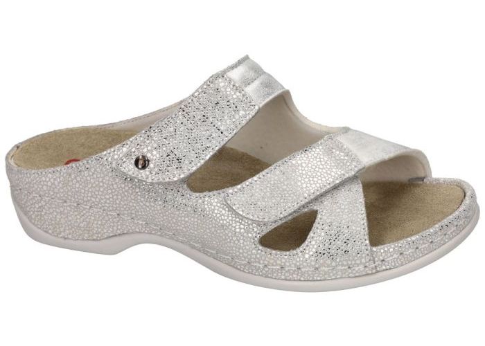 Damesschoenen Berkemann SLIPPERS & MUILTJES 01027 JANNA Zilver