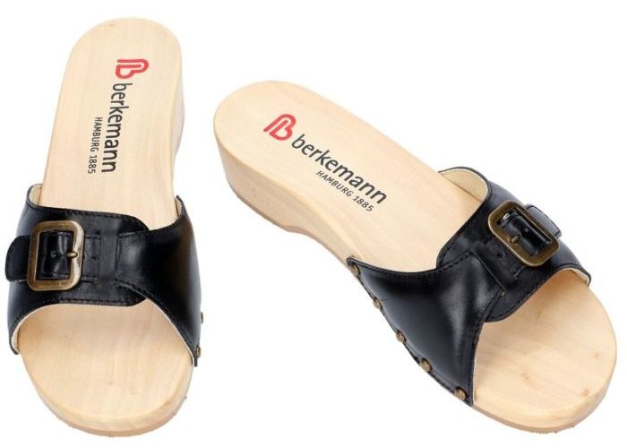 Berkemann 00110-901 HAMBURG slippers & muiltjes zwart