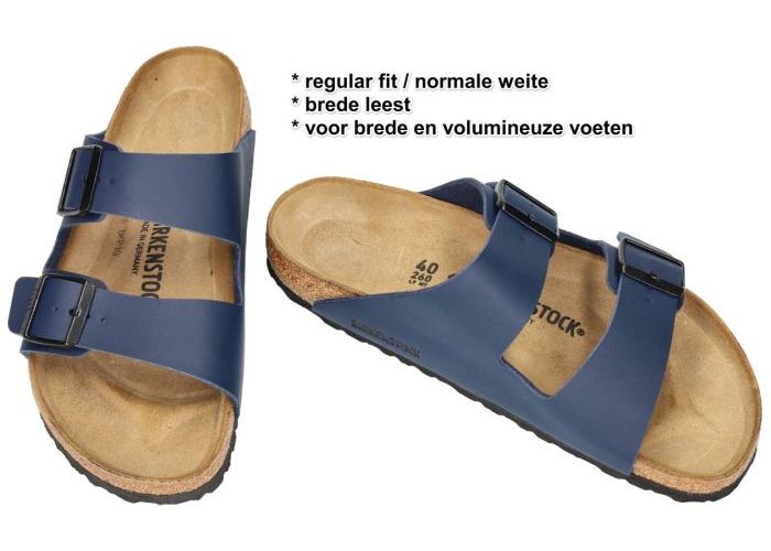 Birkenstock 0051751 ARIZONA BS (normale weite/regular fit) pantoffels & slippers blauw