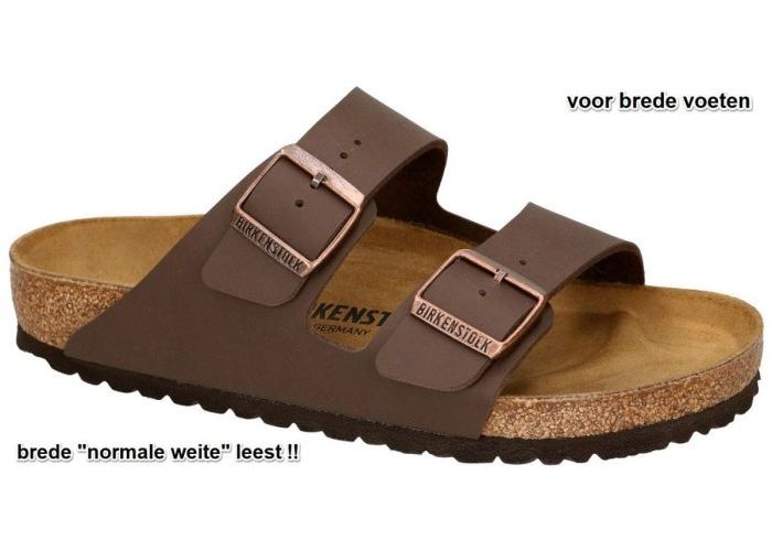 Birkenstock 0051701 ARIZONA BS regular fit pantoffels & slippers bruin donker
