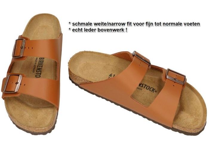 Birkenstock 1019075 ARIZONA BS pantoffels & slippers bruin licht