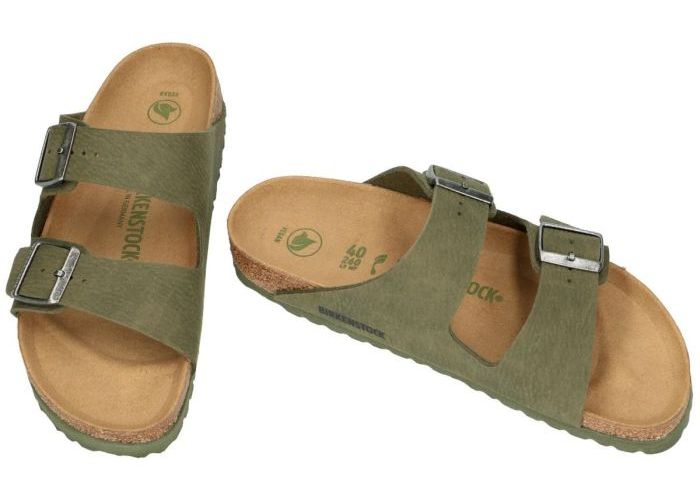 Birkenstock 1024544 ARIZONA VEGAN  pantoffels & slippers groen olijf