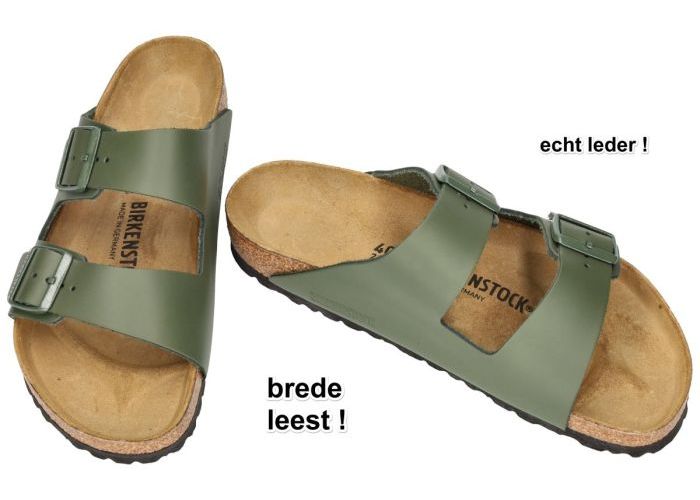 Birkenstock 1029165 ARIZONA BS (regular fit) pantoffels & slippers groen olijf