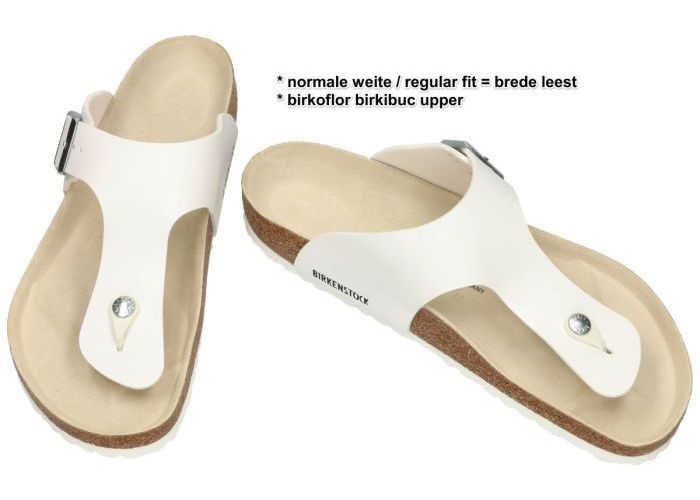 Birkenstock 0044731 RAMSES (normale weite birko-flor) pantoffels & slippers wit