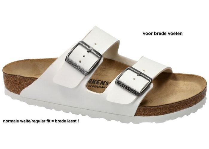 Birkenstock 0552681 ARIZONA BS regular fit pantoffels & slippers wit