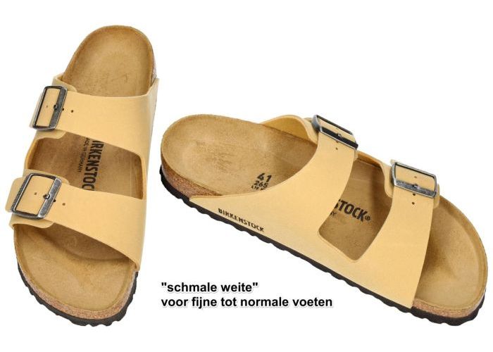 Birkenstock 1029151 ARIZONA (schmalle weite) pantoffels & slippers zandkleur