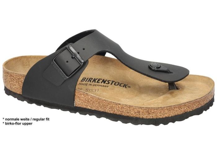 Herenschoenen Birkenstock PANTOFFELS & SLIPPERS 0044791 RAMSES (normale weite birko-flor) Zwart