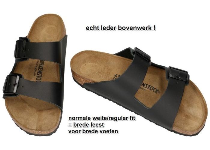 Birkenstock 0051191 ARIZONA BS pantoffels & slippers zwart