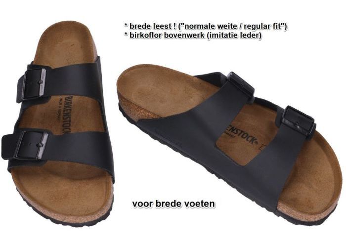 Birkenstock 0051791 ARIZONA BS pantoffels & slippers zwart