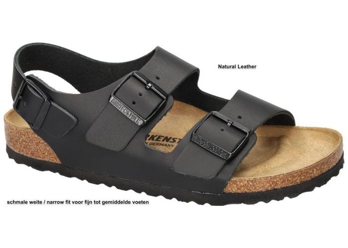 Birkenstock 0034193 MILANO BS (schmale weite) sandalen zwart