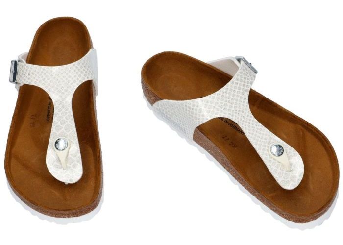 Birkenstock 1009115 GIZEH BS slippers & muiltjes wit