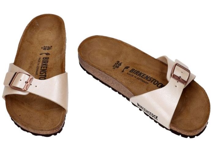 Birkenstock 0940153 MADRID slippers & muiltjes beige