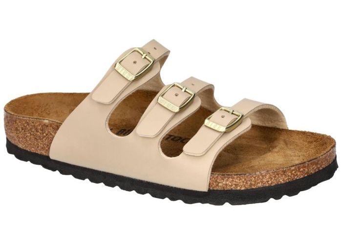 Birkenstock 1029265 FLORIDA BS (schmale weite) slippers & muiltjes beige