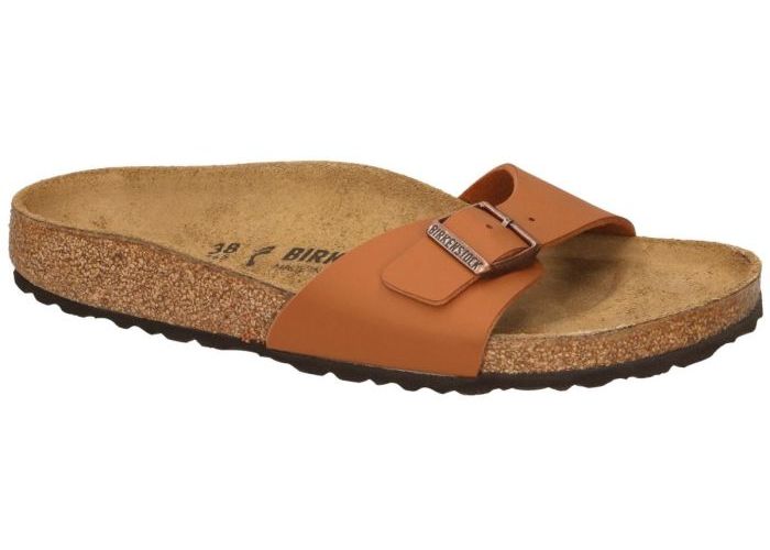 Damesschoenen Birkenstock SLIPPERS & MUILTJES 1019713 MADRID BS Cognac/caramel