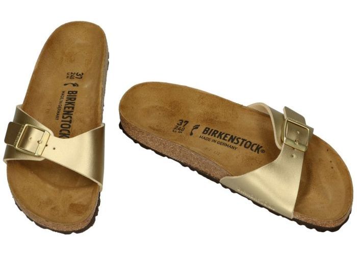 Birkenstock 1016107 MADRID BS slippers & muiltjes goud