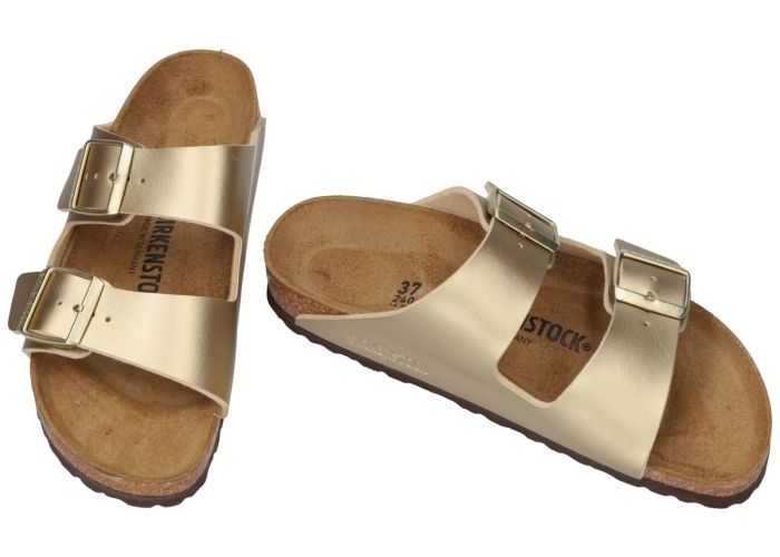 Birkenstock 1016111 ARIZONA BS (schmale weite) slippers & muiltjes goud