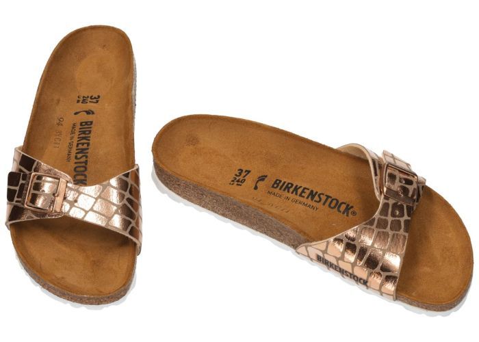 Birkenstock 1025940  MADRID BS slippers & muiltjes goud