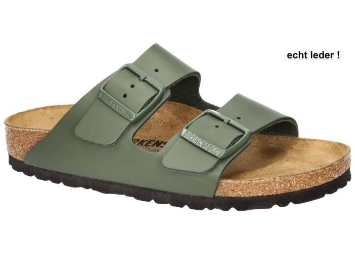 Birkenstock 1029107 ARIZONA BS slippers & muiltjes groen olijf