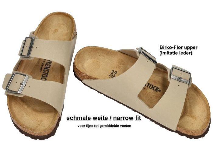 Birkenstock 1033132 ARIZONA BS (schmale weite) slippers & muiltjes kaki/camouflage