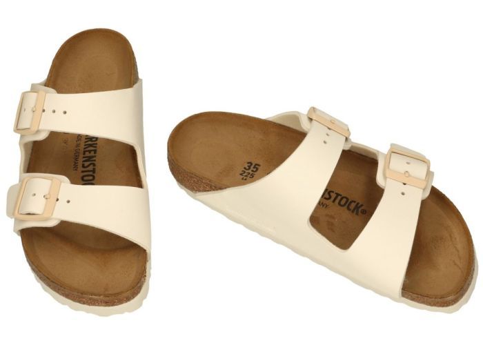 Birkenstock 1027339 ARIZONA BS slippers & muiltjes off-white-crÈme-ivoorkleur