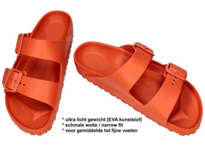 Birkenstock 1028119 ARIZONA EVA (schmale weite) slippers & muiltjes roest (bruin-rood)