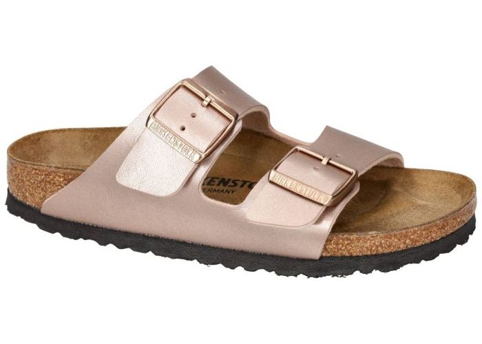Birkenstock 1023960 ARIZONA BS (schmale weite) slippers & muiltjes roze-goud metallic
