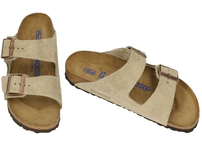 Birkenstock 0951303 ARIZONA BS slippers & muiltjes taupe