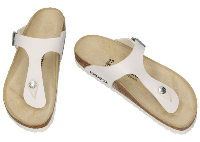 Birkenstock 0043733 GIZEH BS slippers & muiltjes wit
