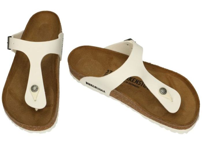 Birkenstock 0745531 GIZEH BS slippers & muiltjes wit