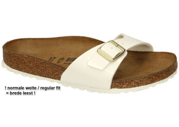 Damesschoenen Birkenstock SLIPPERS & MUILTJES 1005309 MADRID BS normale weite Wit