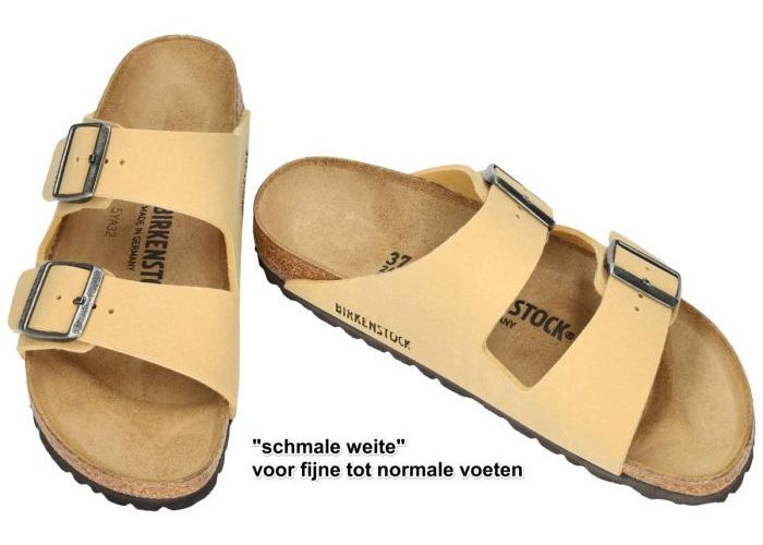 Birkenstock 1029151 ARIZONA BS (schmale weite) slippers & muiltjes zandkleur