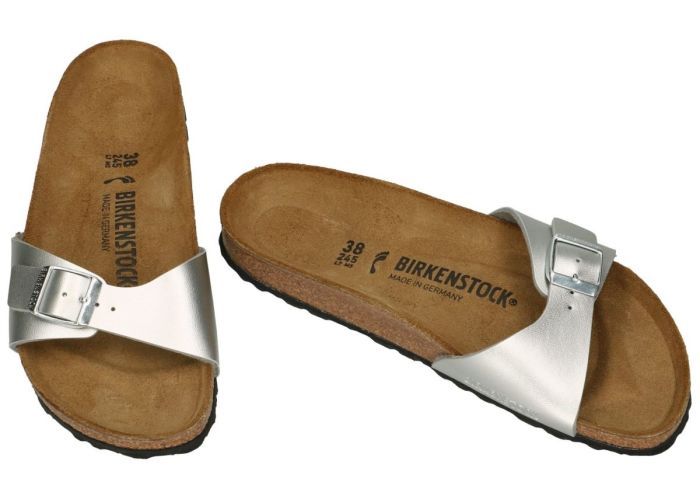 Birkenstock 0040413 MADRID BS slippers & muiltjes zilver